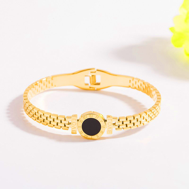 Wholesale 18K Gold Titanium Steel Bracelet